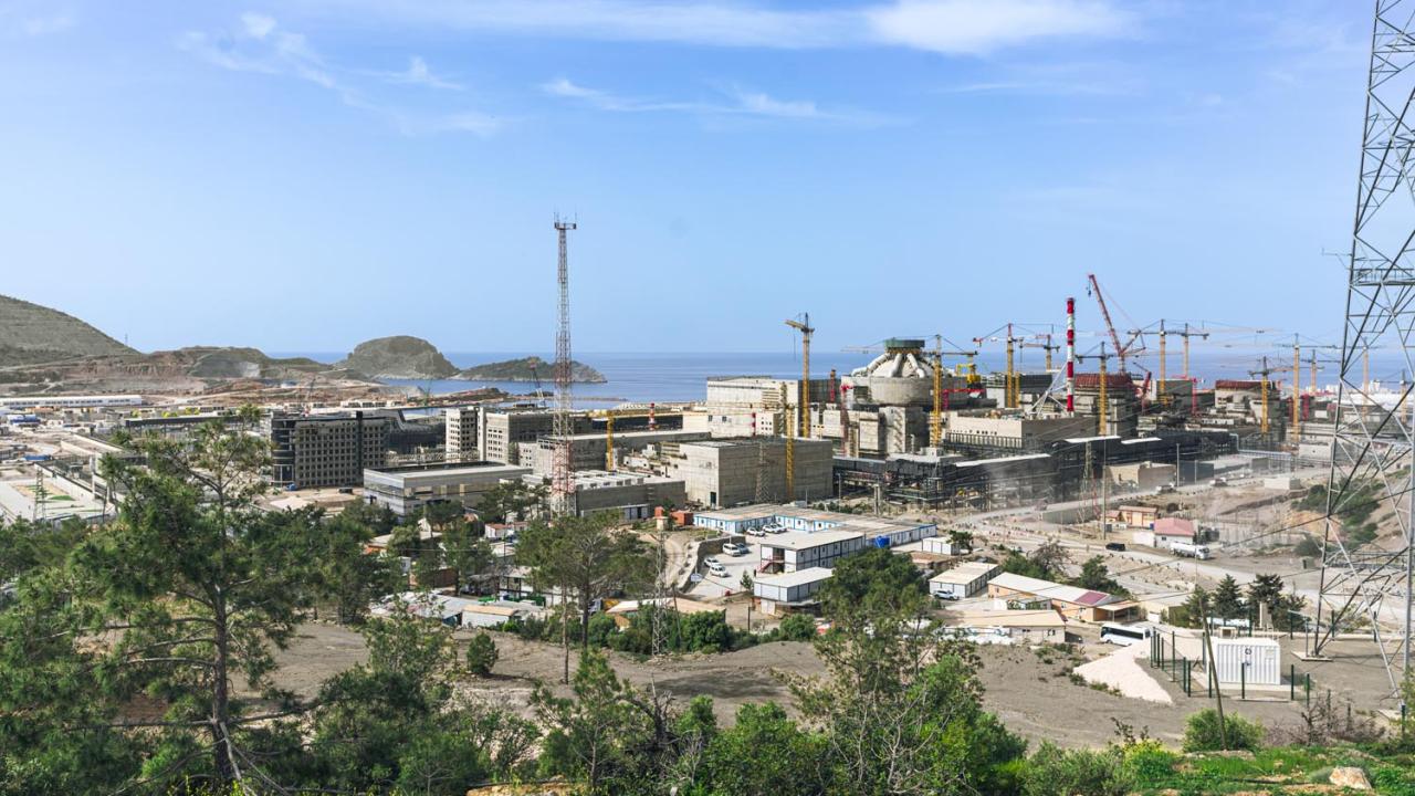 Akkuyu'da 1'inci güç ünitesinde pasif ısı alma sisteminin kurulumu tamamlandı