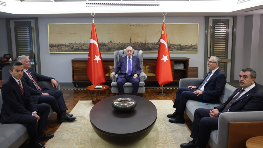 Cumhurbaşkanı Erdoğan, OECD Genel Sekreteri Cormann'ı kabul etti