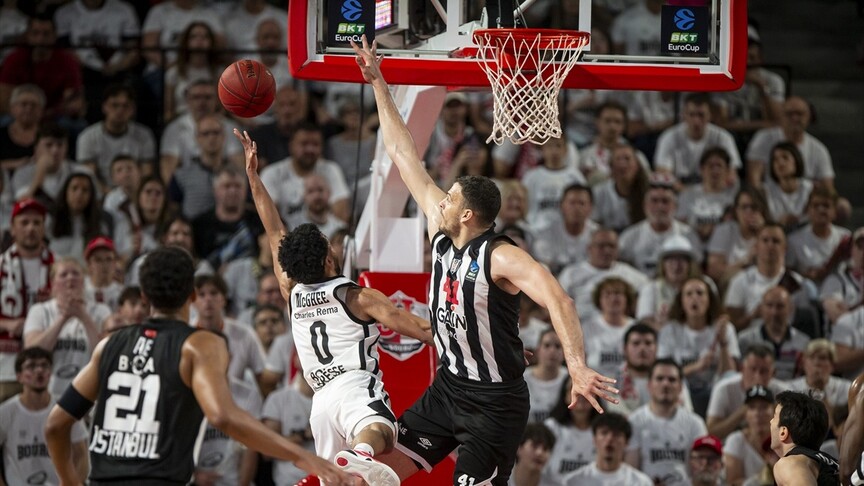 Beşiktaş GAİN, Cosea JL Bourg'a 73-71 yenilerek seriyi 2-0 kaybetti