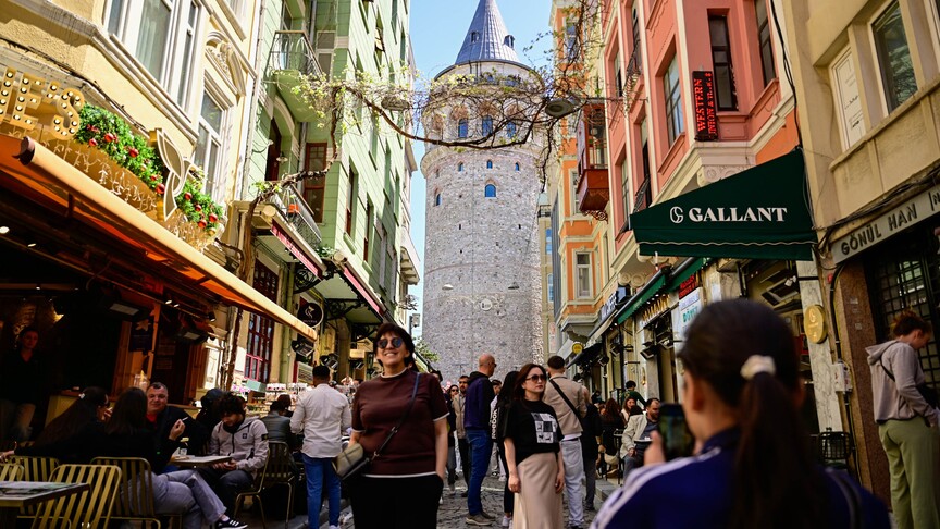 Türkiye'nin turizm geliri yılın ilk çeyreğinde yıllık bazda yüzde 4,2 arttı