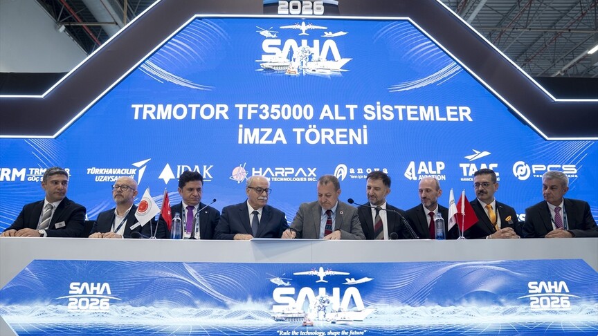 SAHA 2026'da "TRMOTOR TF35000 Alt Sistemler İmza Töreni" düzenlendi