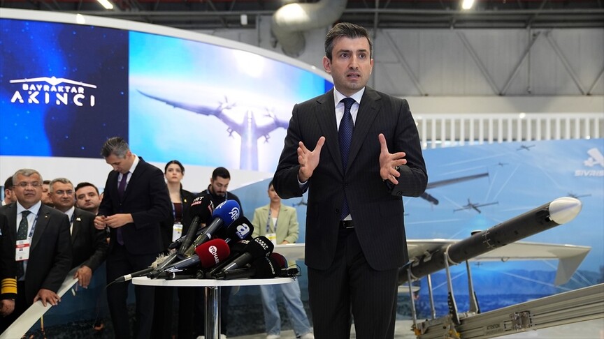Selçuk Bayraktar SAHA 2026'da Baykar'ın yeni ürünlerini tanıttı