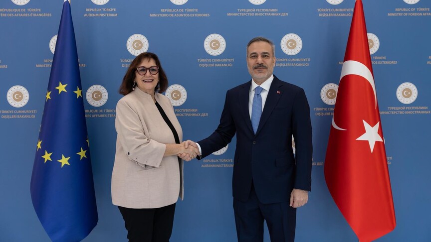 Bakan Fidan, AB Komisyonunun Akdeniz'den sorumlu üyesi Suica ile görüştü