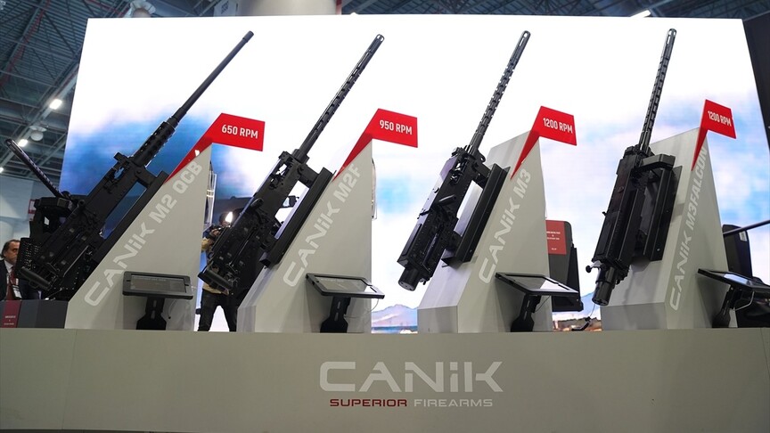 Dron tehditlerine karşı geliştirilen ağır makineli tüfek CANiK M3 FALCON'da ihracat başladı