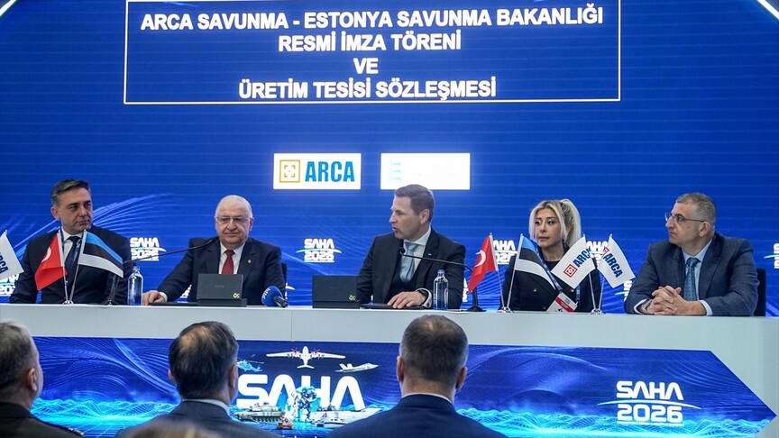 ARCA Savunma'nın Estonya'da kuracağı üretim tesisi için imzalar SAHA 2026'da atıldı